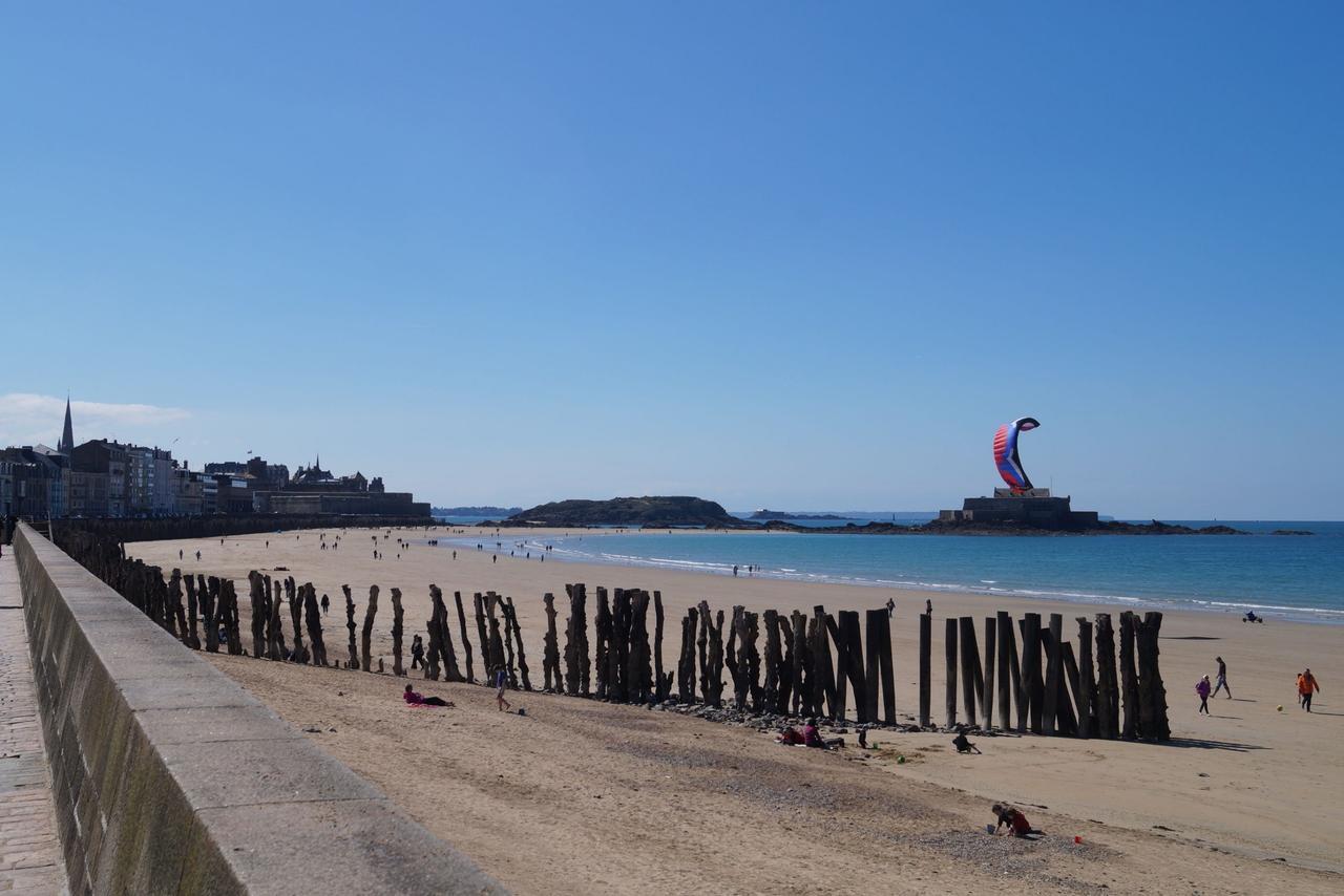 Le Solidor, Saint Malo Apartment Luaran gambar